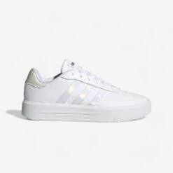 ADIDAS Damesschoenen Court Platform Wit