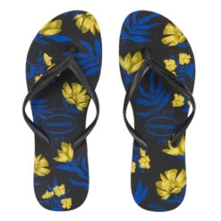 Havaianas DAMESTEENSLIPPERS Bloemen Zwart Opeco -Schoenen Verkoop damesteenslippers bloemen zwart opeco 1