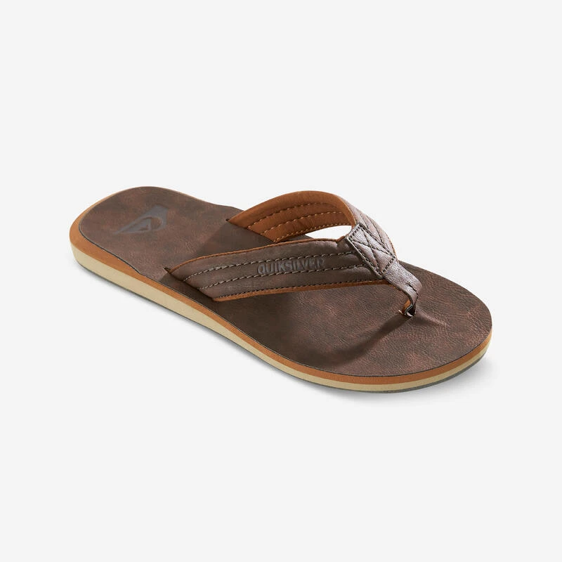 Herenslippers Quiksilver Carver Bruin 3 Herenslippers Quiksilver Carver Bruin