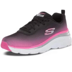 Skechers Schoenen Fashion Fit - Build Up Zwart - 12717-BKHP