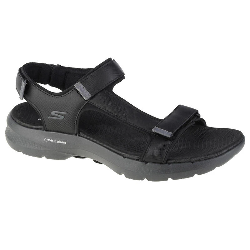 Skechers Go Walk 6 Sandal, Mannen, , Sandalen, Zwart 3 Skechers Go Walk 6 Sandal, Mannen, , Sandalen, Zwart