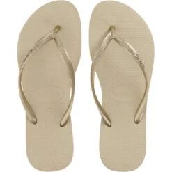 Havaianas Slippers Voor Dames SLIM Beige 13 Havaianas Slippers Voor Dames SLIM Beige -Schoenen Verkoop slippers voor dames slim beige 1