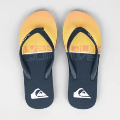 Quiksilver Slippers Voor Heren Java Blauw Oranje