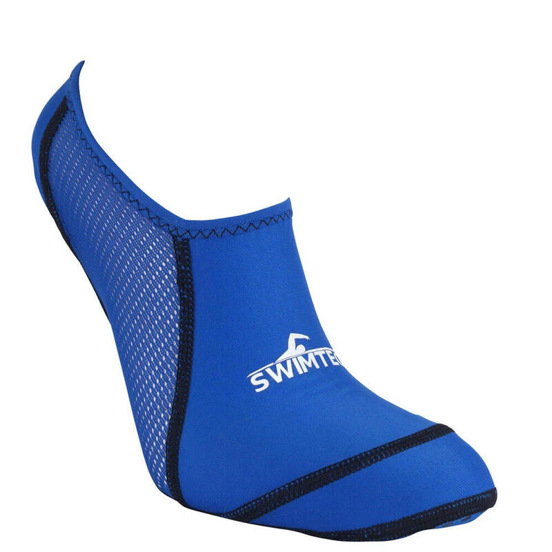 SwimTech Zwemsokken Junior Polyester Blauw 3 SwimTech Zwemsokken Junior Polyester Blauw