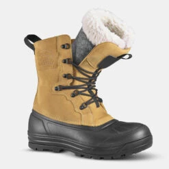 Quechua Warme Waterdichte Snowboots Heren SH500 U-WARM Leer -Schoenen Verkoop warme waterdichte snowboots heren sh500 u warm leer 3