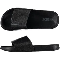 XQ | Slippers Dames | Fashion | Zwart | Badslippers Dames | Gevormd